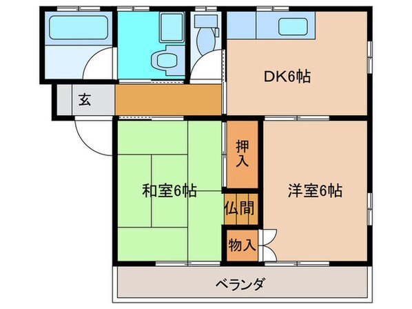 ハーモニアスＹＯＵの物件間取画像